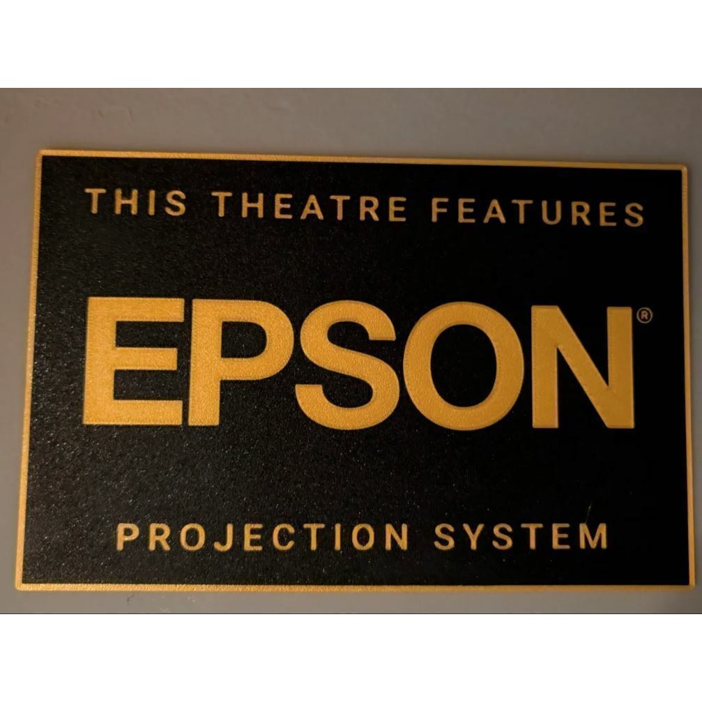 EPSON Decoração Geek Sala De Cinema Home Theater