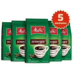 Kit 5 Cafés Melitta® Extra Forte Pouch 500g