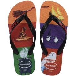 Chinelo Havaianas Harry Potter Fc - Preto e Vermelho