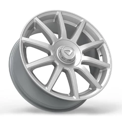Roda Aro 17 Tala 6 Volcano DAIMLER Para Carros Furação 4x100/108 + Bicos e Anéis Grátis