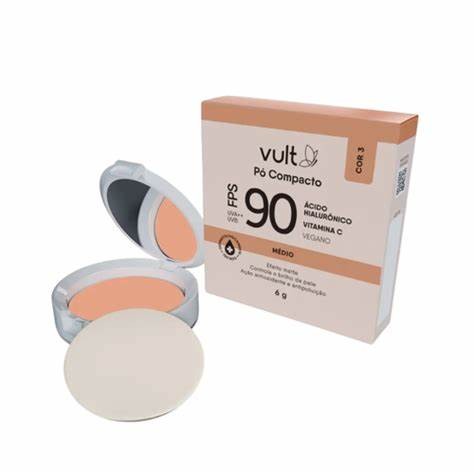 Vult Po Compacto Fps90 Cor 3 Medio -