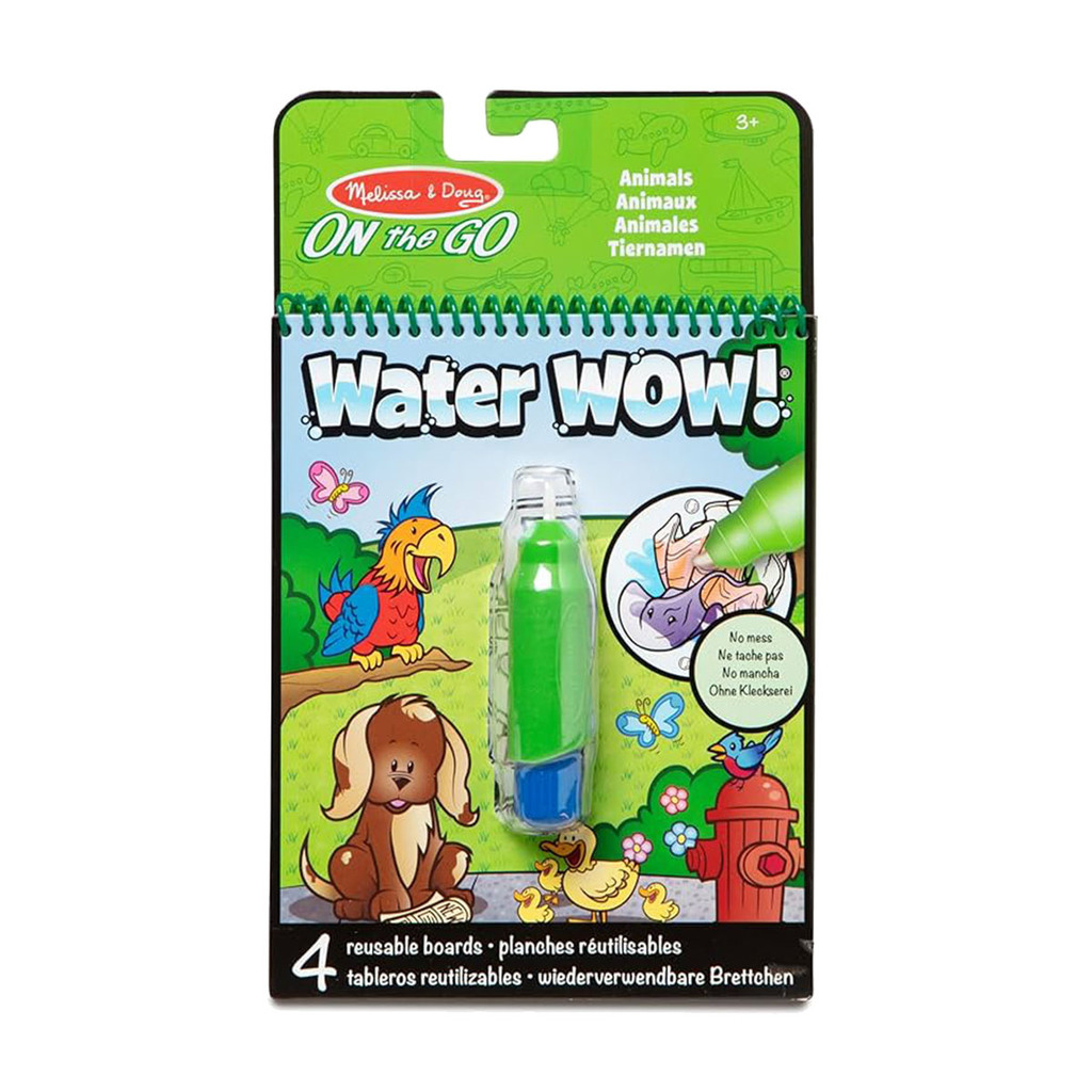 Caderno P/ Colorir + Caneta De Água Animais - Melissa & Doug