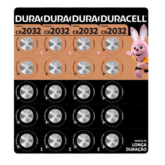 Bateria de Lítio 2032 Duracell- Display com 20 unid em Oferta na Shopee