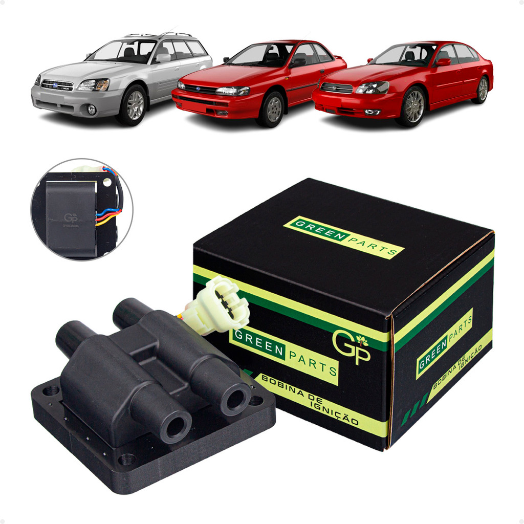 Bobina de Ignição Subaru Impreza 2.0 16v 1992 A 1998/ Legacy 2.0 2.2 2.5 1994 A 1998/ Outback 2.5 16v 1992 A 1998