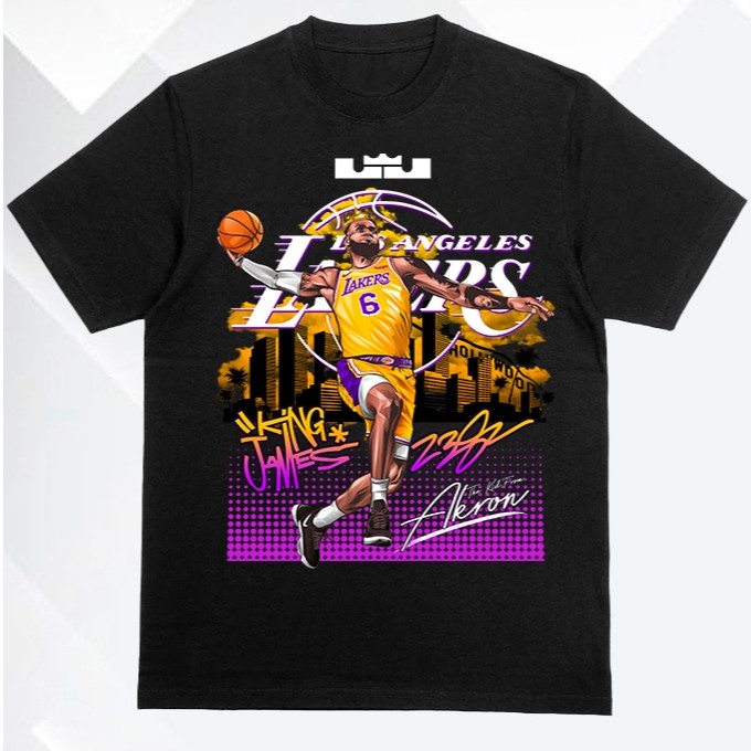 Camiseta Masculina Jogador NBA Lebron/King James - Camisa de Malha 100% Algodão - Envio Imediato - VS Shopp