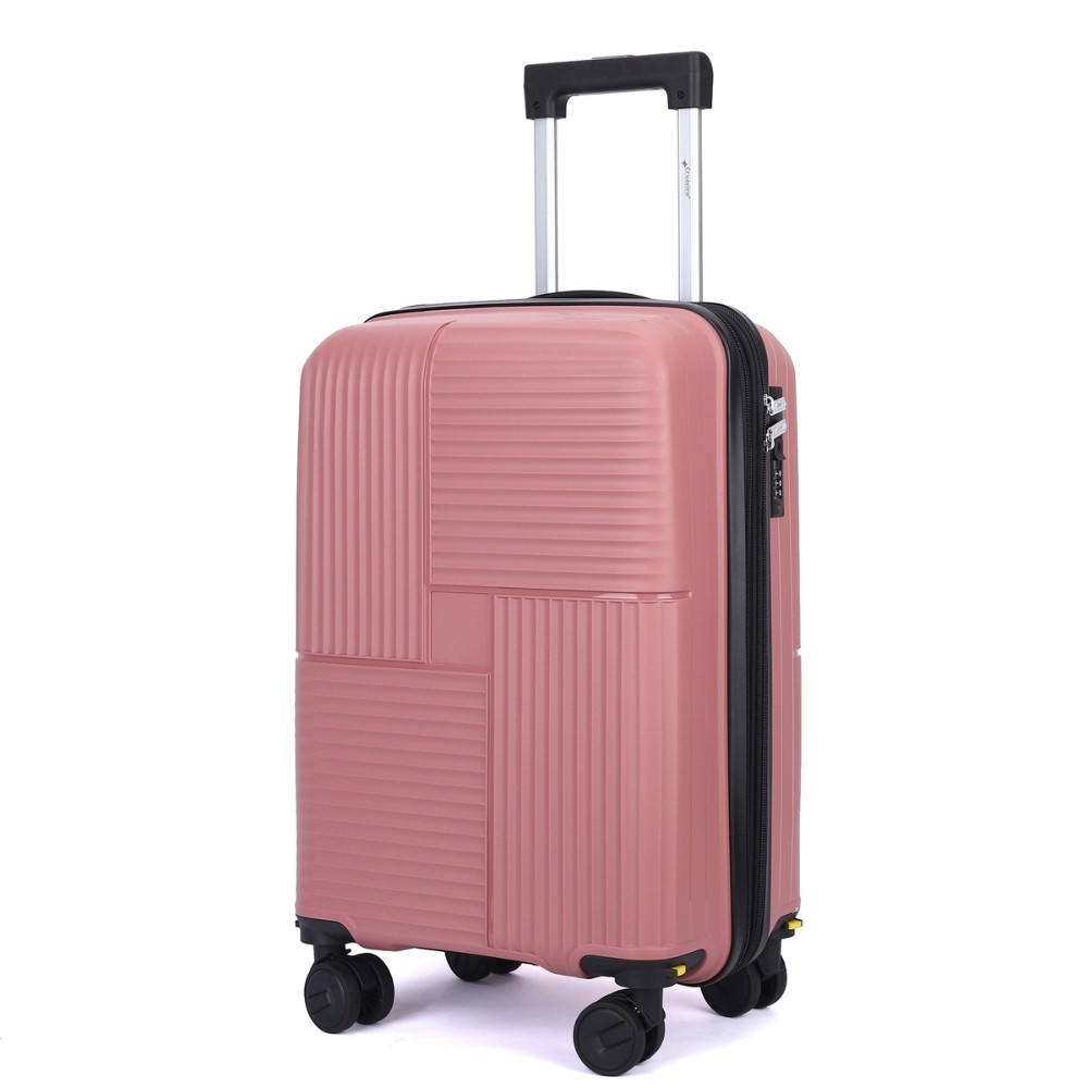Mala de Viagem Pequena 10kg Rodinhas 360 Polipropileno Rígida Cruzeiro 6009M Cor:Rose