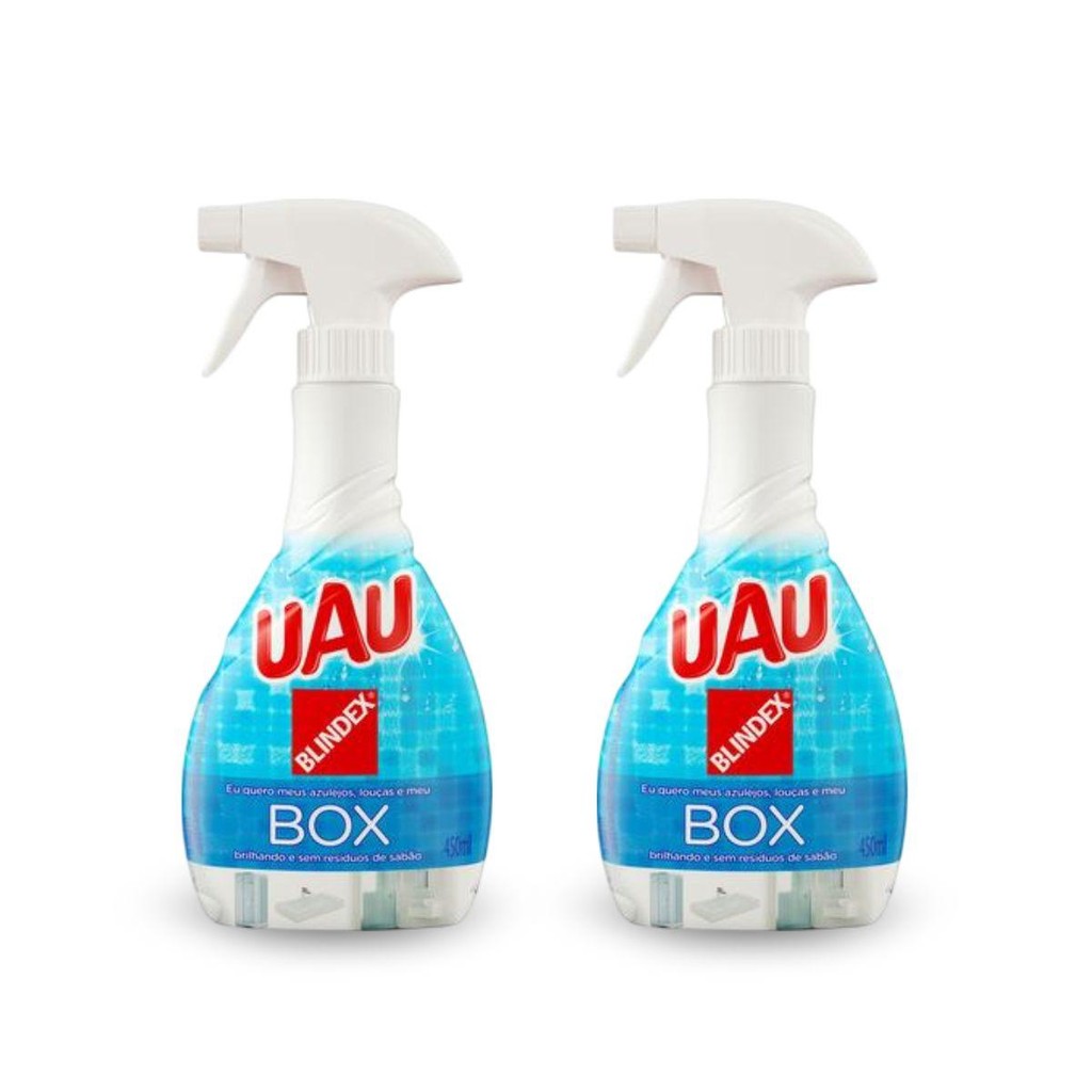 Kit 2un Detergente Limpa Box Spray Gatilho 450ml Uau em Oferta na Shopee
