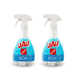 Kit 2un Detergente Limpa Box Spray Gatilho 450ml Uau