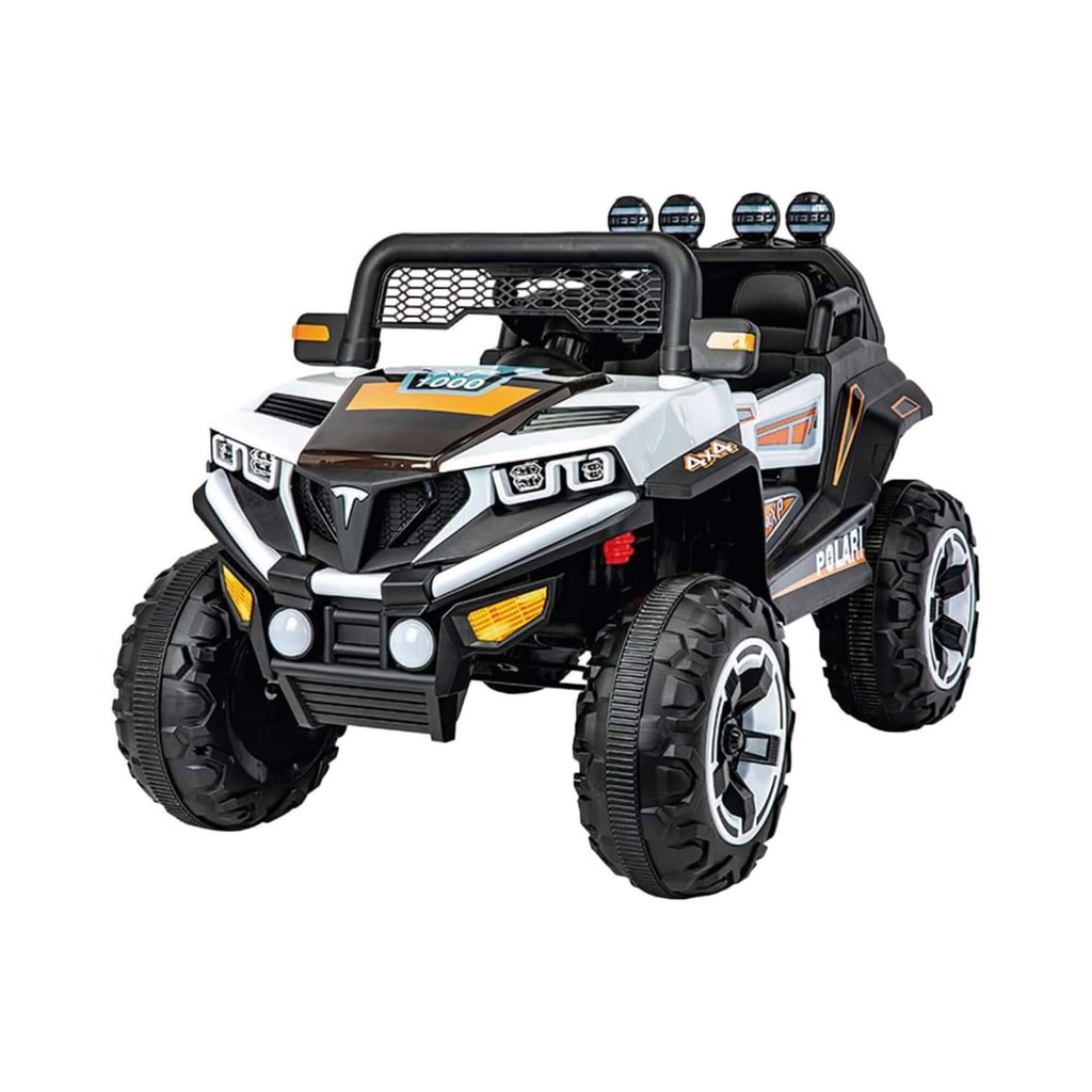 Carrinho Elétrico Quadriciclo Branco UTV 4X2 12V com Controle Remoto Zippy Toys - 9978 em Oferta na Shopee