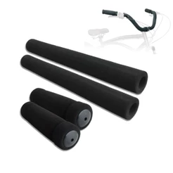 Manopla Punho Espuma para Guidão Bicicleta Caiçara Beach Praiana Jogo 4 peças Com Acabamento Plug