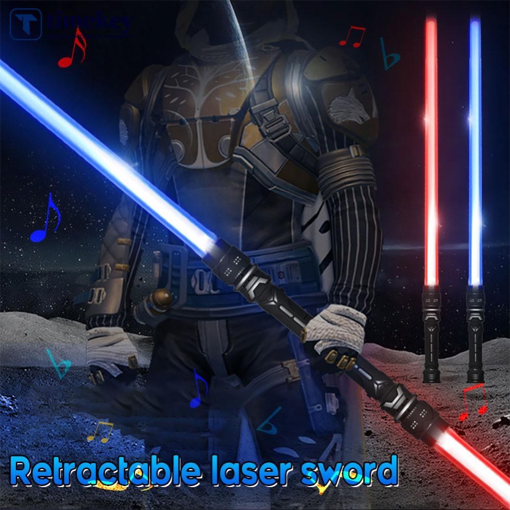 TME Star Wars Sabre De Luz Força Duelo Alimentado Por Bateria Som Alça De Metal Cosplay Luminoso Brinquedo Para Crianças