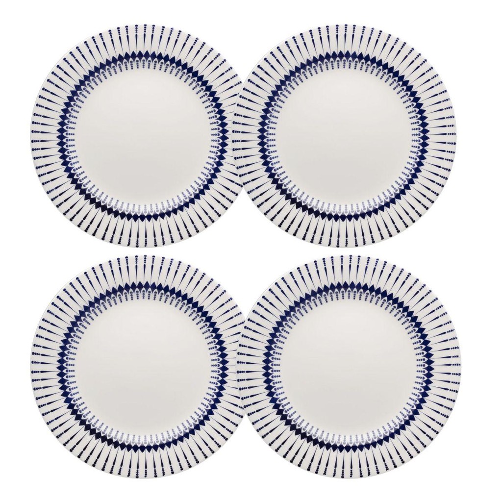Jogo de 4 Pratos Rasos 26 Cm Donna Colb em Oferta na Shopee
