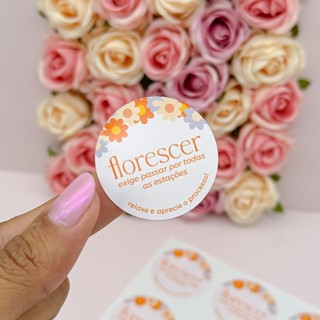Adesivo "Florescer" - Coleção Dia das Mulheres em Oferta na Shopee