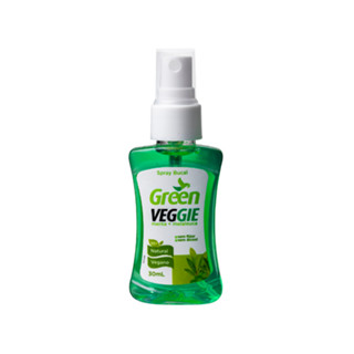 Spray Bucal Vegano Refrescante Menta + Melaleuca 30ml - Green em Oferta na Shopee