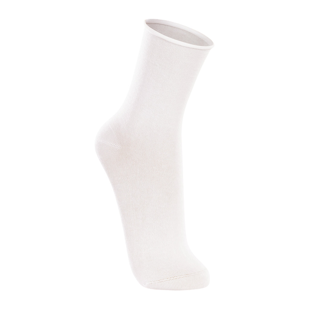 4 Pares Meias Sem Punho Brancas Algodão Lupo 1275.Tamanho 45 a 48.