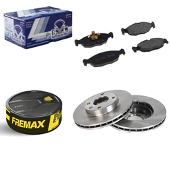 Kit Disco de Freio Ventilado + JG Pastilha AGILE 1.4
