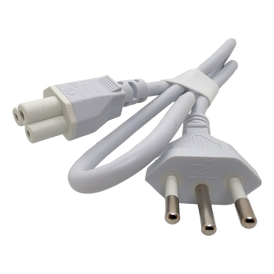 1 unidade de Cabo De Força Ubiquiti Ac 10 Amperes 60cm 250v Padrao Brasil