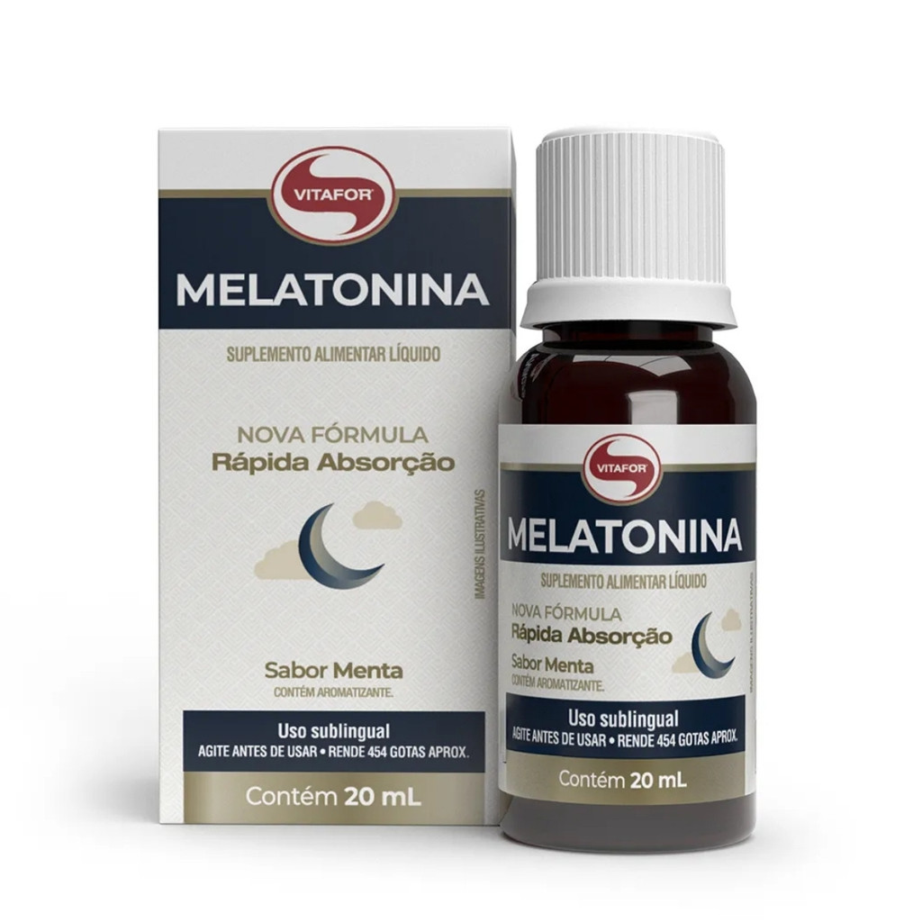 Melatonina Em Gotas Frasco 20ml Vitafor em Oferta na Shopee