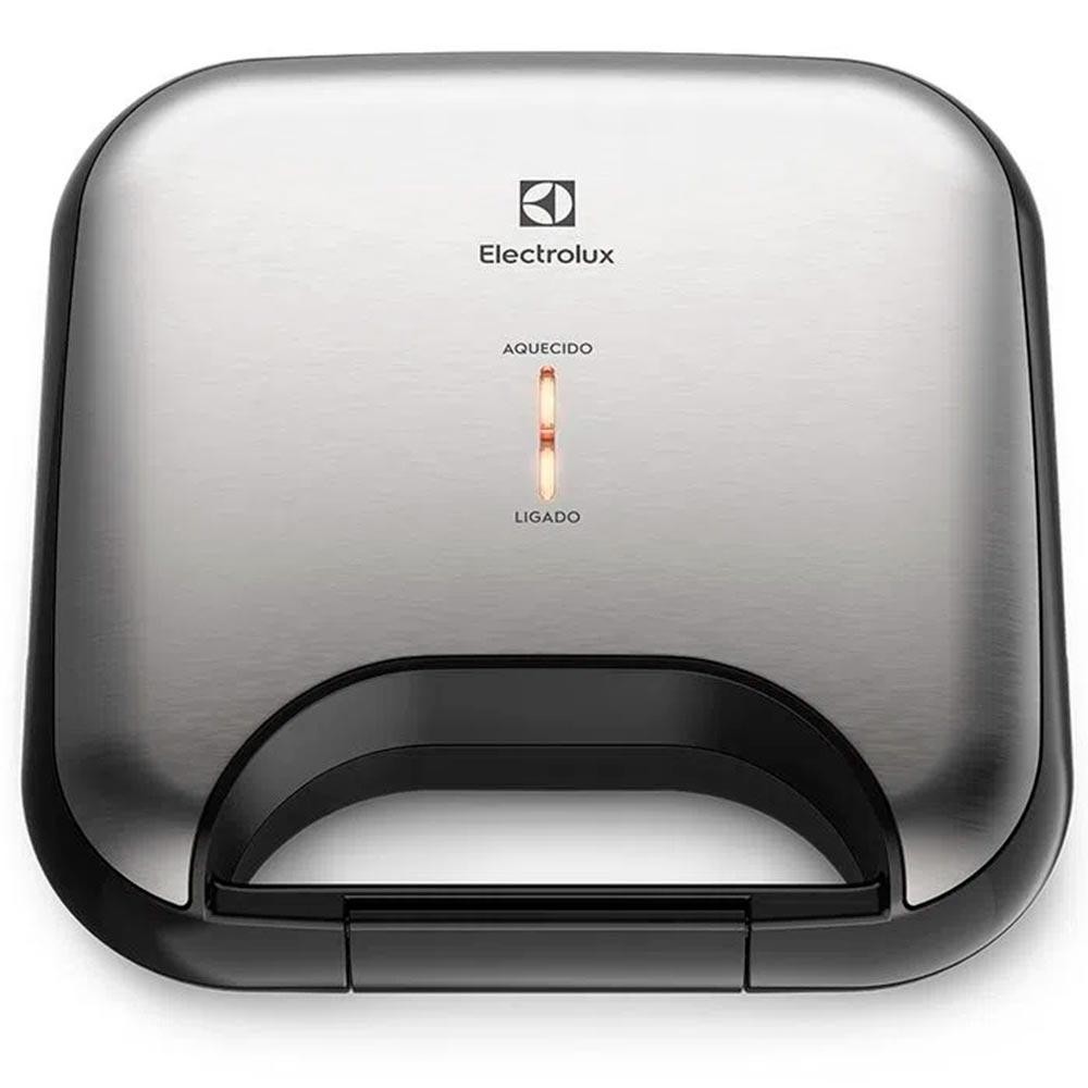 Sanduicheira Efficient Electrolux Antiaderente Inox Escovado - EG20 em Oferta na Shopee