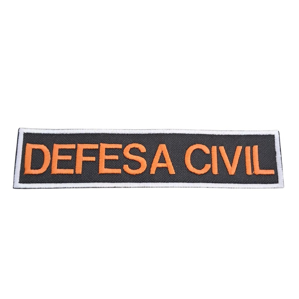 Patch  Biriba Defesa Civil Bordado Mira