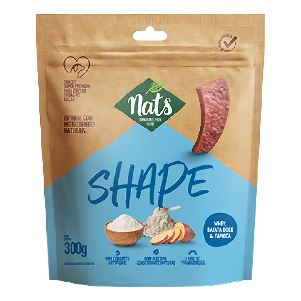 Bifinho Naturalshape Super Premium Nats 300g Petisco Cães