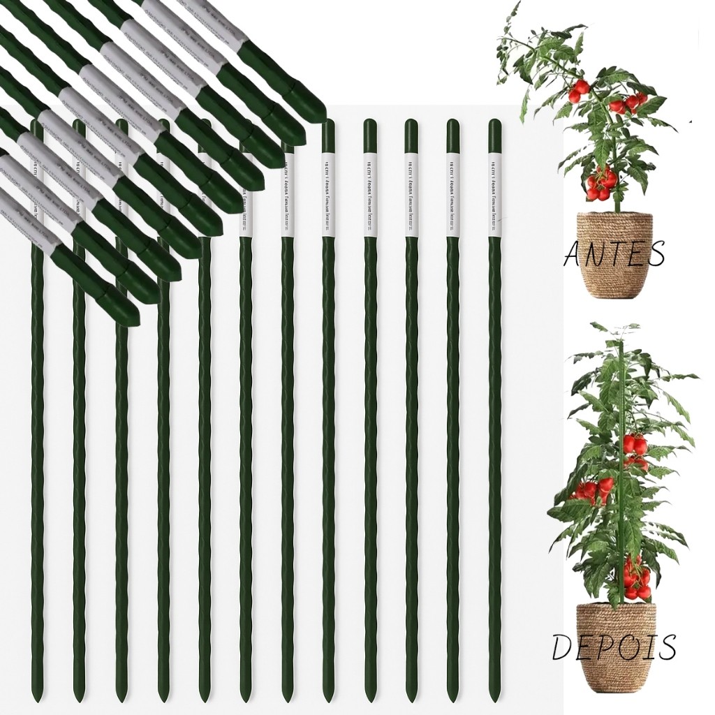 Kit 5 a 10 Tutores hastes de sustentação para plantas