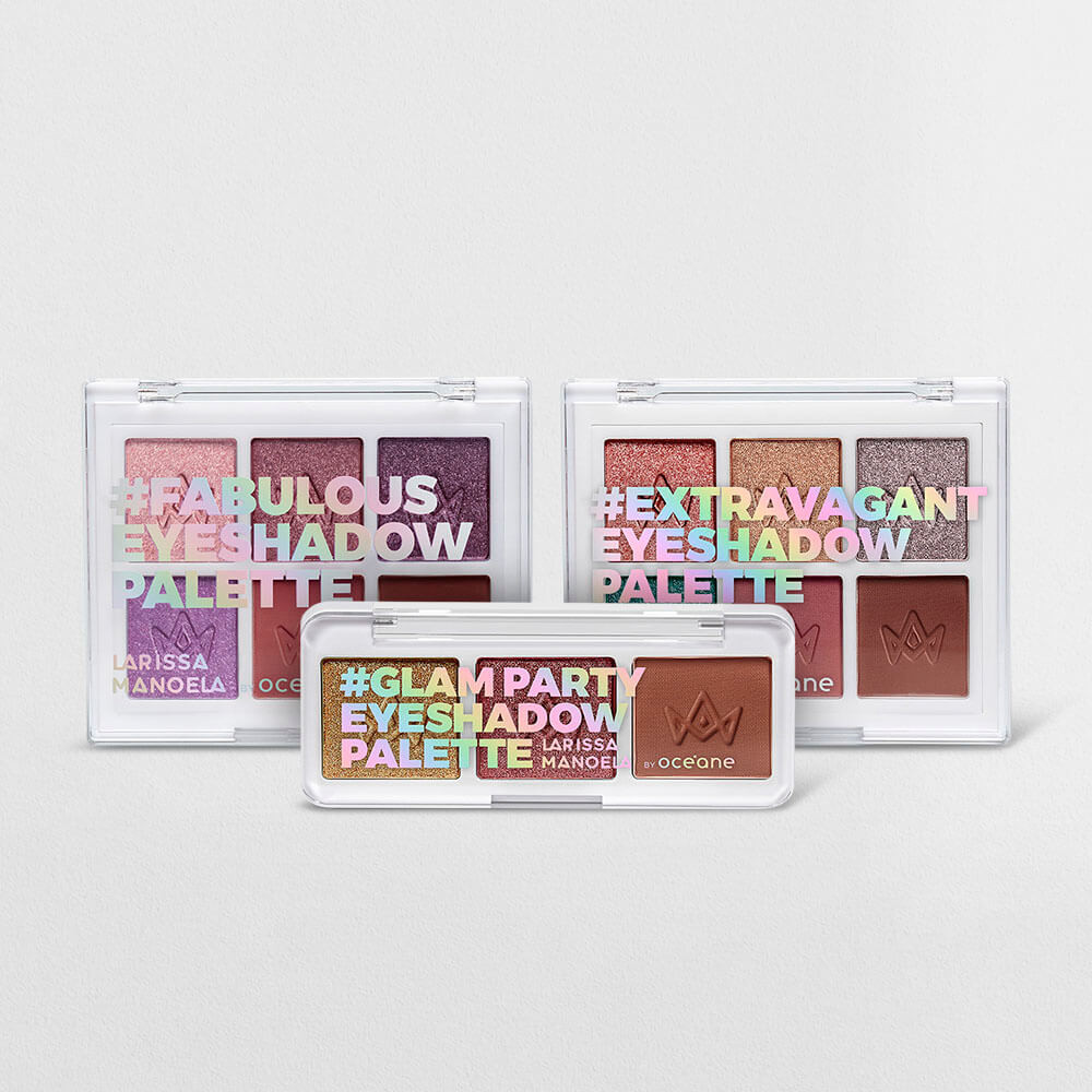Kit Paletas de Sombras Larissa Manoela By Océane (3 Produtos) - Beauty