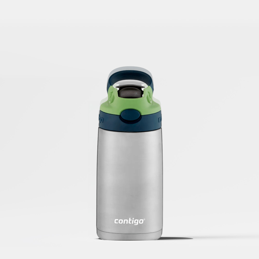 Garrafa Térmica AUTOSPOUT® Kids Verde Inox Contigo | 384ml - Travel & Luggage