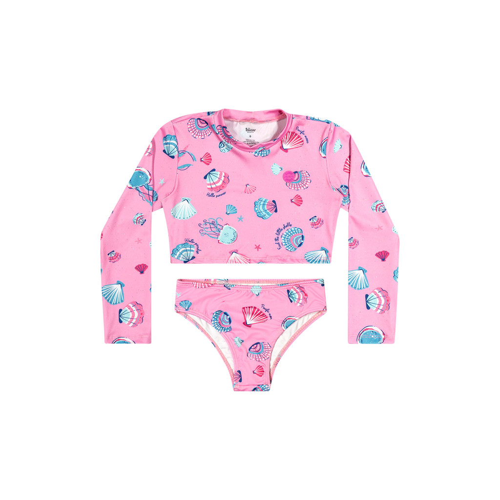Biquíni Infantil Menina Concha Elian Rosa - Sports & Outdoors