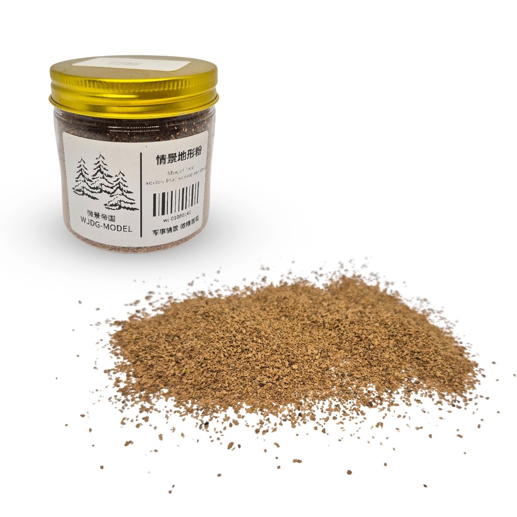 Serragem Fina Marrom Peanut para Cenários RPG e Bases de Miniaturas