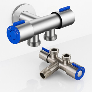 Válvula De Saída Dupla Para Torneira, Cozinha, Banheiro, Cor Prata Ducha Higiênica em Oferta na Shopee