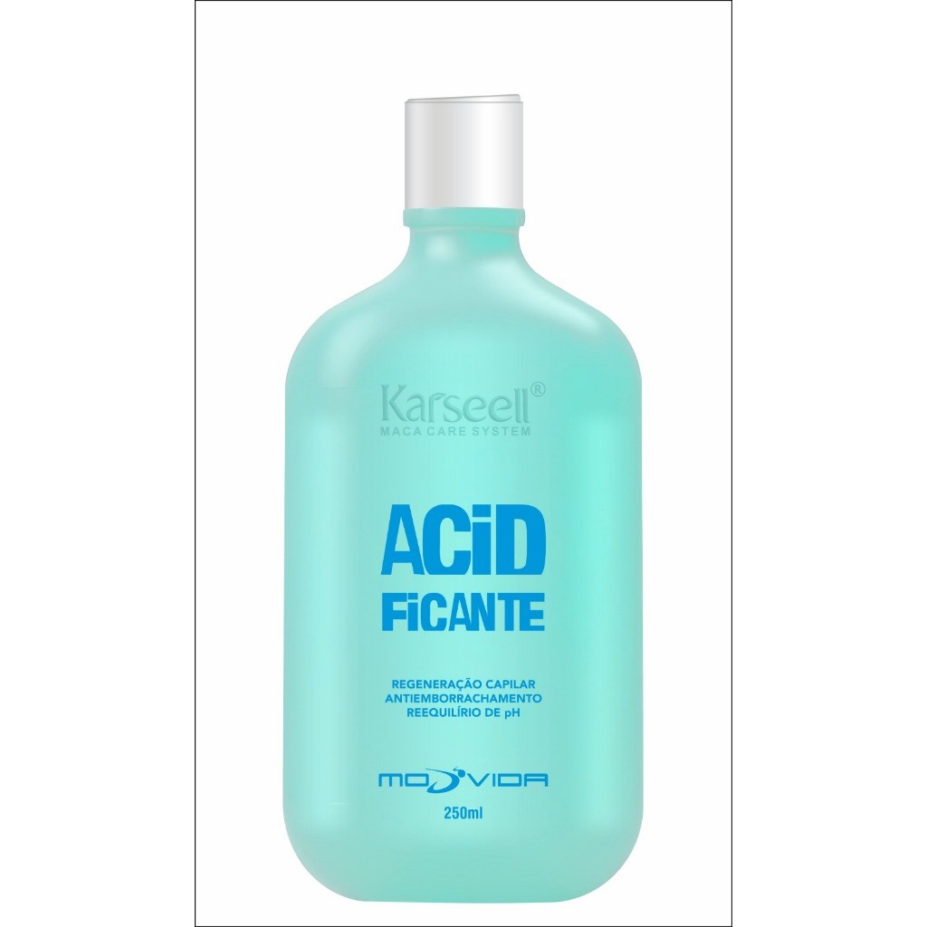 Acidificante Capilar Modvida 250ml - Antiemborrachamento, Regeneração Profunda e Reequilíbrio do pH dos Fios em Oferta na Shopee