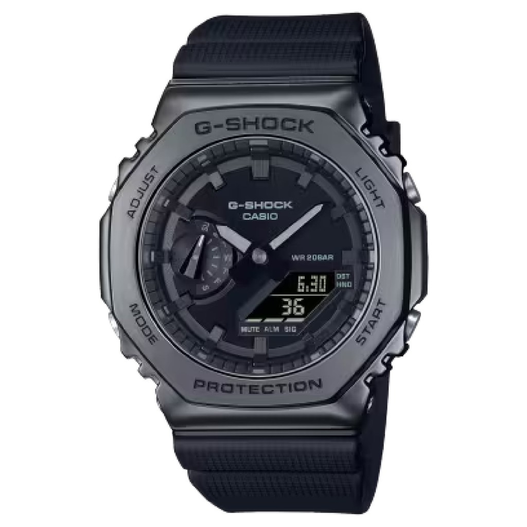 Relógio Casio G-SHOCK GM-2100BB-1ADR Metal Covered
