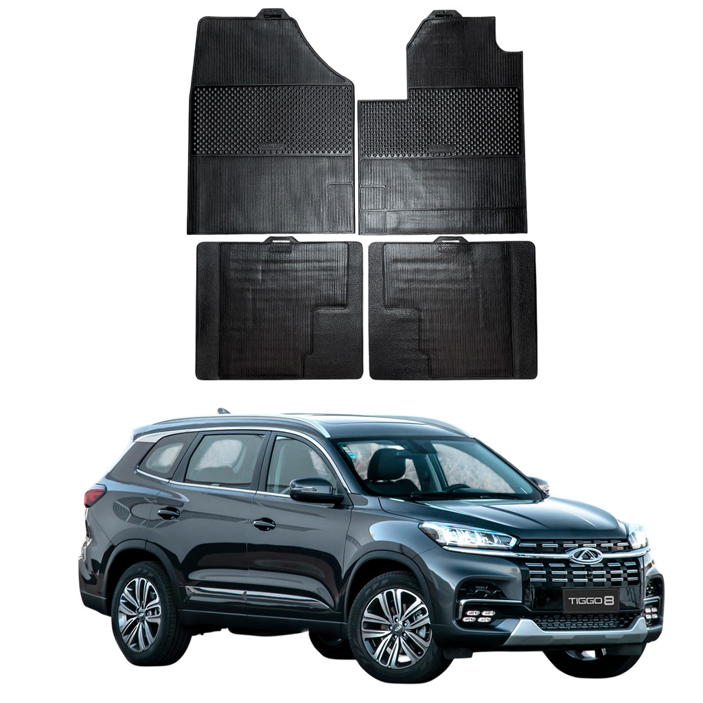Tapete Chery Tiggo 8 2021- Stratus 100% Borracha Borcol