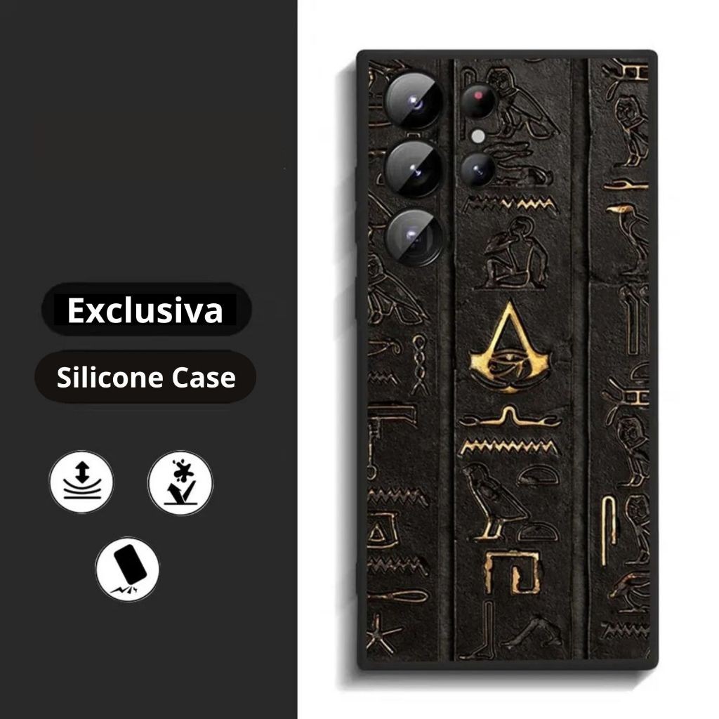 Capinha Capa Para S23 Ultra S24 Ultra S25 Ultra Personalizada Case Egito Protet Pelic Came Case Anti