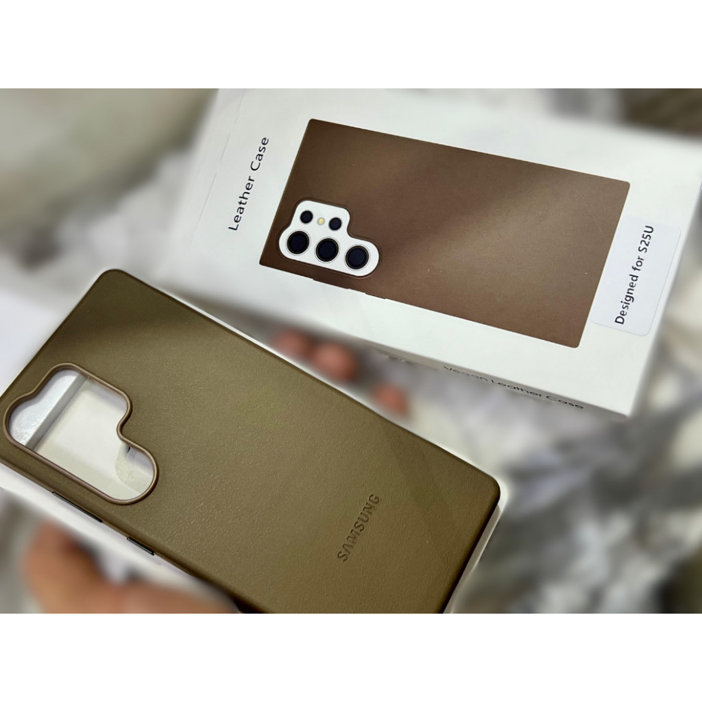 Capa Capinha Couro Luxo Samsung s23 s24 s25 Plus e Ultra com Carregamento sem fio por Indução