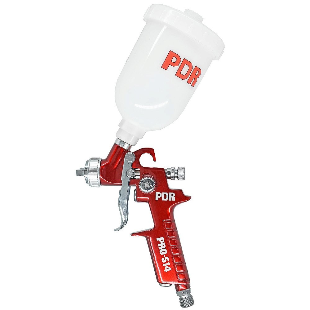 Mini Pistola de Pintura Ar Direto Bico 1,0mm Caneca de 250ml PDR PRO-514 em Oferta na Shopee