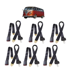 Cinto De Segurança Traseiro Kombi - 6 Peças Completo.