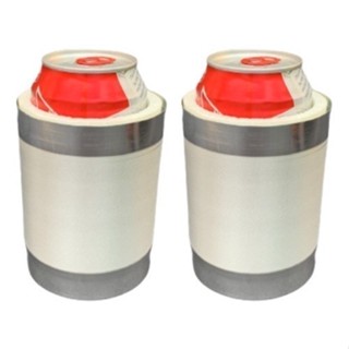 Porta Latas Cerveja 350ml Kit 2 Alumínio Térmico C/ Isopor #Deby_Decor em Oferta na Shopee