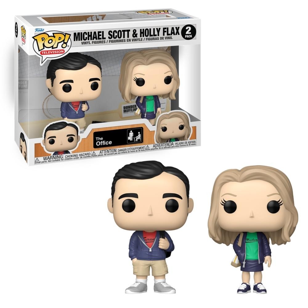 Boneco Funko Pop! The Office - Michael & Holly no Picnic em Oferta na Shopee
