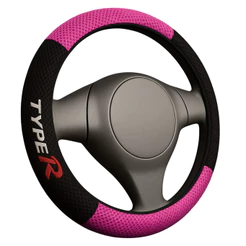 Capa De Volante Type-R Rosa e Preta 38cm Universal
