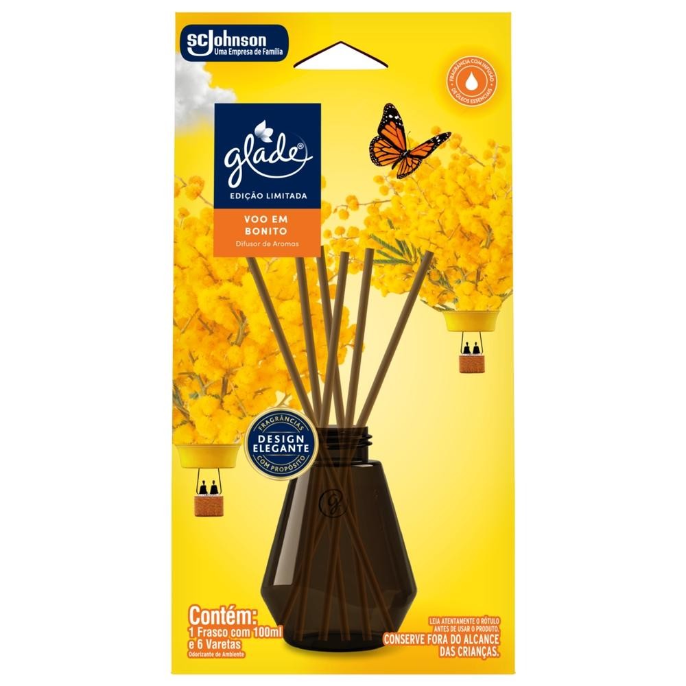 Difusor de Aromas Voo em Bonito Glade Caixa 100ml em Oferta na Shopee