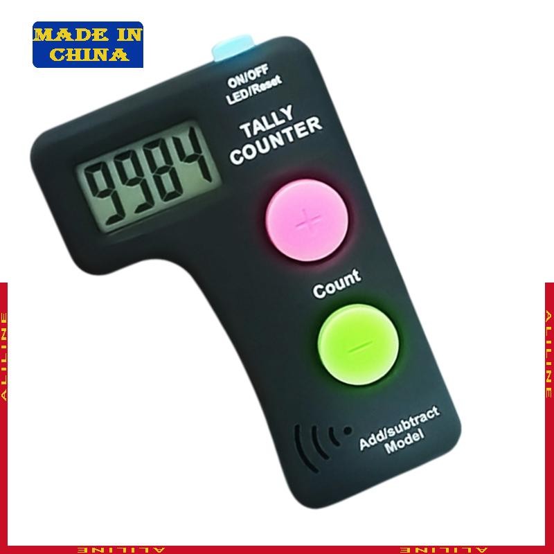 LED Contador Digital Eletrônico Dedo 0-9999 Mão Som Para Uso Laboratório Oração Esportiva