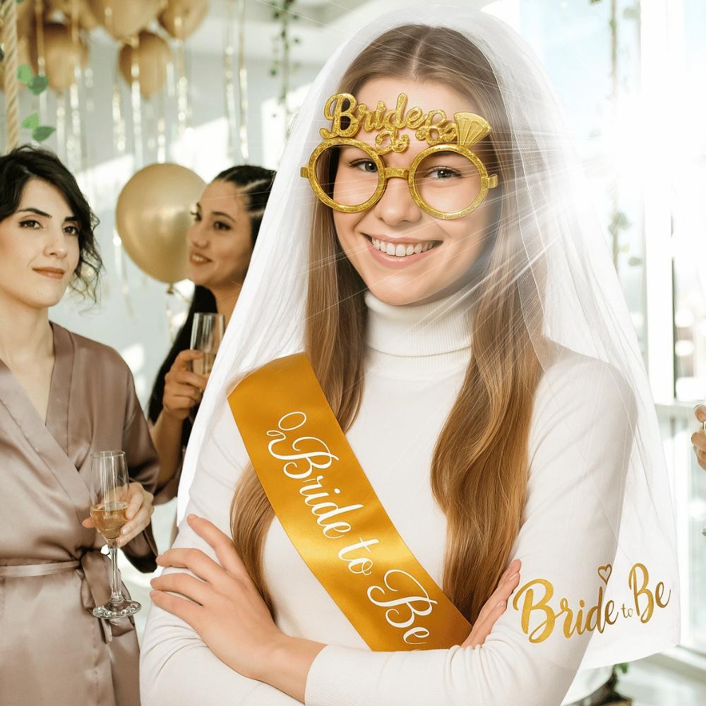 Faixa de Despedida de Solteira Chá Lingerie Noivado Festa Noiva Cetim Bride to Be