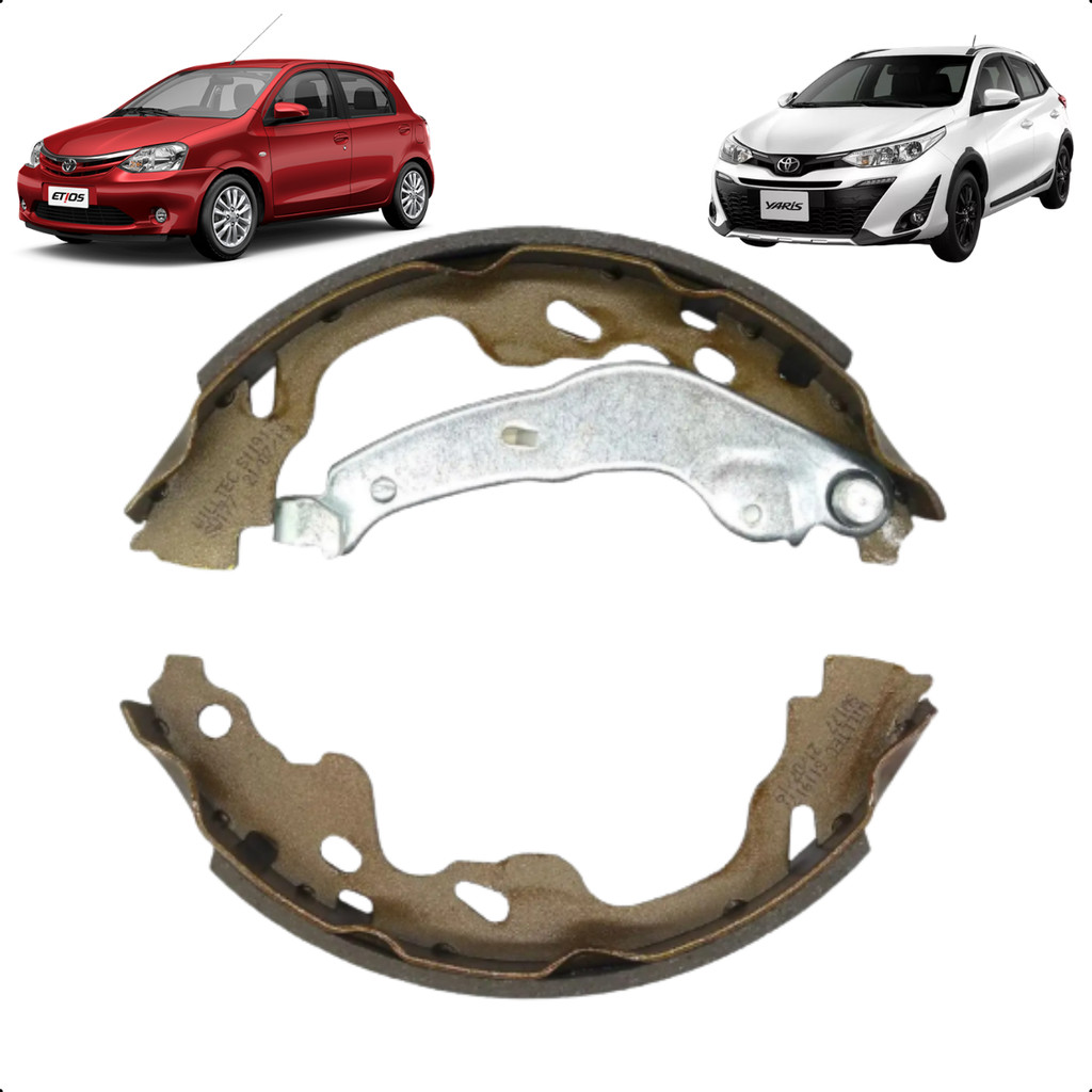 Sapata/Patins Lona de Freio Etios Yaris 1.3 1.5 Jac J2 1.4