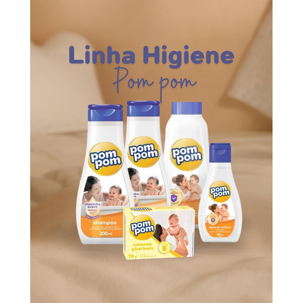 KIT POMPOM HIGIENE INFANTIL