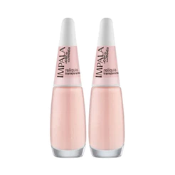 Kit 2 Esmalte Impala A Cor Da Moda Relíquia Transparente
