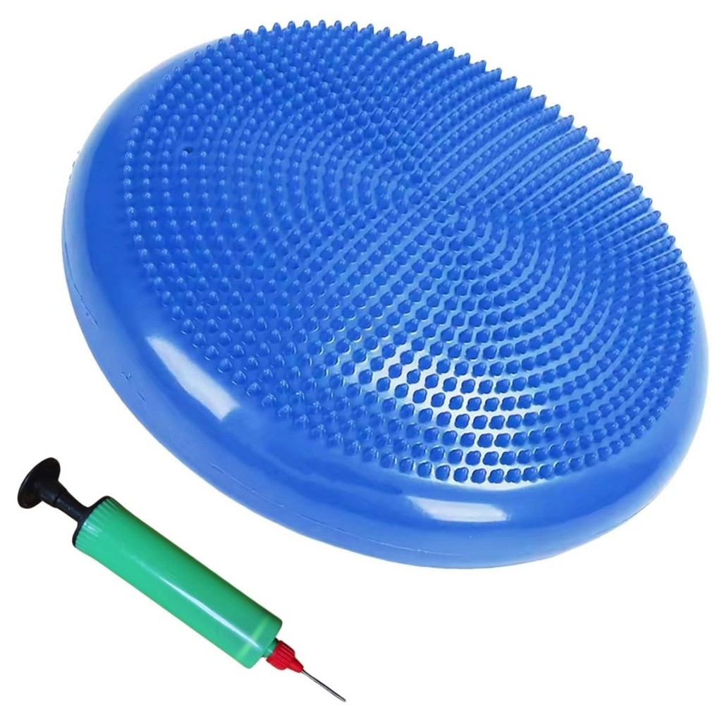 DISCO DE EQUILIBRIO INFLAVEL TREINO PILATES 33CM COM BOMBA