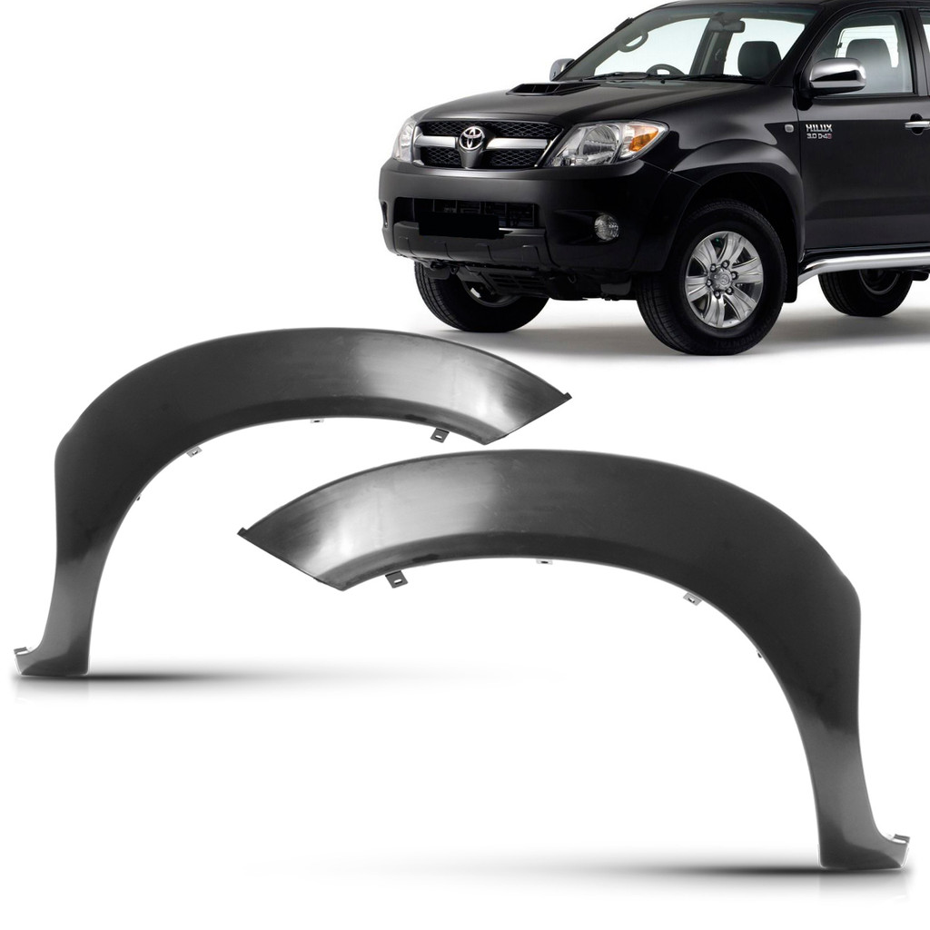 Alargador Paralama Dianteiro Hilux 2005 2006 2007 2008 2009 2010 2011 em Oferta na Shopee