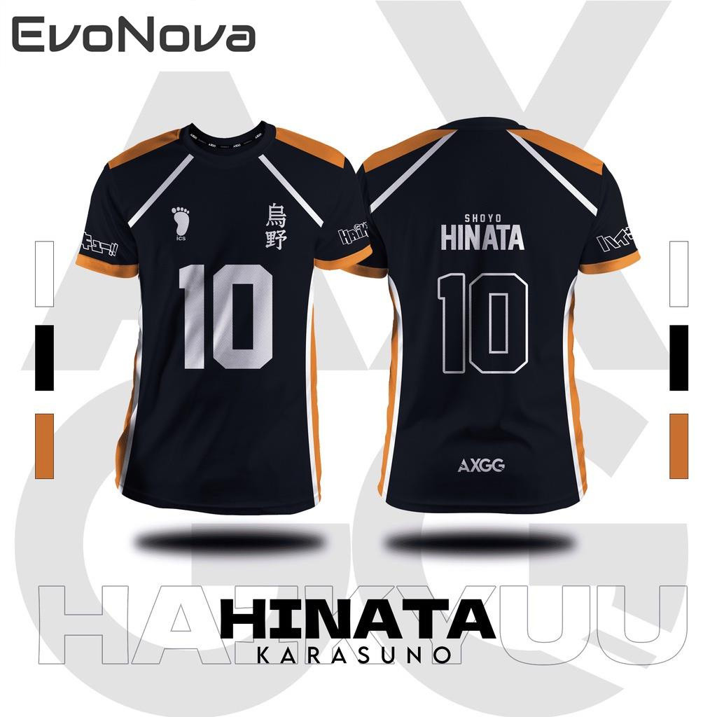 EvoNova Haikyuu Karasuno-Hinata'camisa De Anime Camiseta High School Shoyo Haikyu